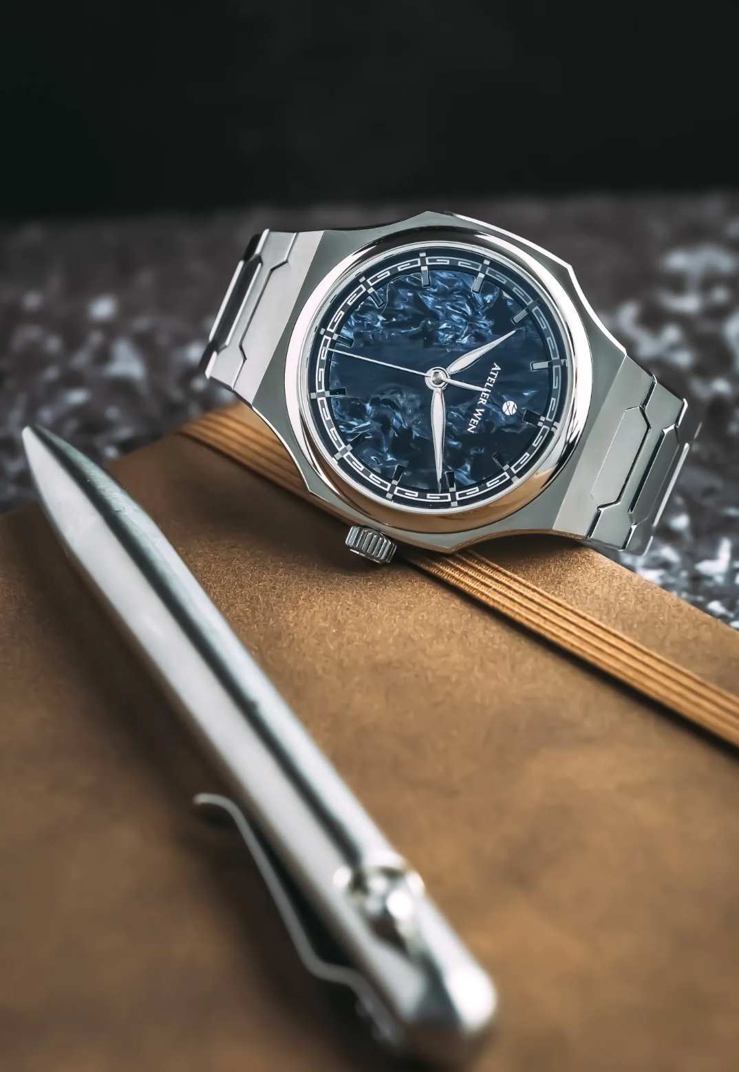Atelier Wen Millésime 2025 Perception 漩 (Xuán) in 904L Steel with Pietersite Dial